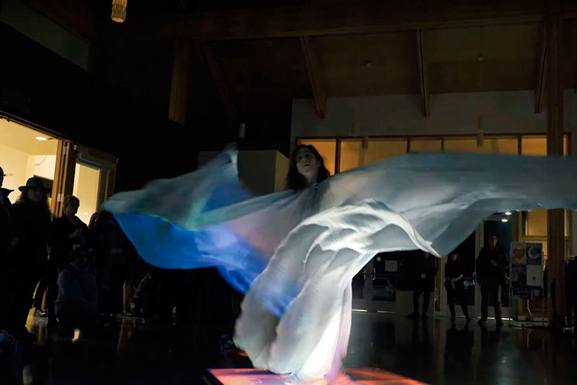 Dance of Loie Fuller by Abby Enson, music by Christopher Overstreet